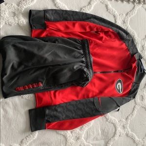 UGA Nike Zip Up Jacket and Pants